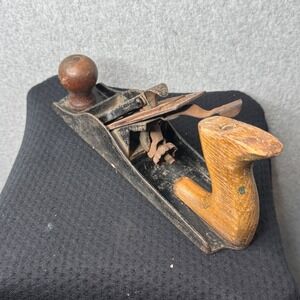 Antique Union No 5 Jack‎ Plane Cast Iron 10 Inch Vintage Woodworking Tool USA